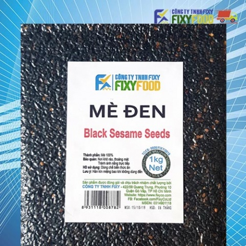 Black Sesame Seeds 500G Fixyfood Black Sesame Seeds 500G Fixyfood