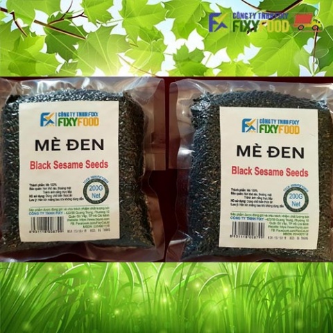 Black sesame 200G Fixyfood Black sesame 200G Fixyfood